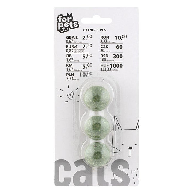 catnip balls pack of 3