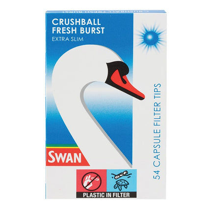 swan crushball fresh burst extra slim filters pack of 54