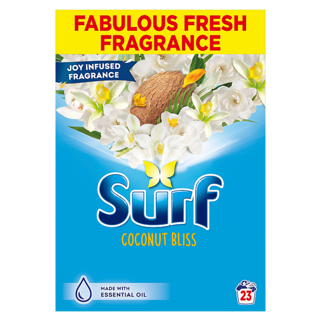 surf washing powder coconut bliss 23 washes