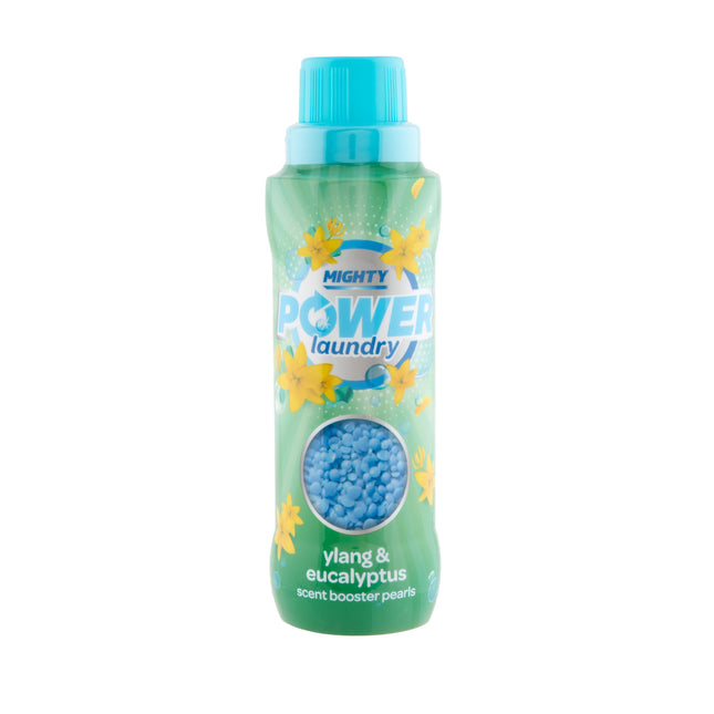 mighty power laundry scent booster pearls ylang eucalyptus 200g