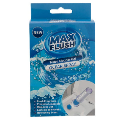 max flush toilet cleaner gel ocean spray 45ml