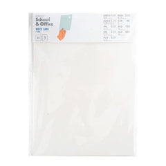 school office a4 white card pack of 15