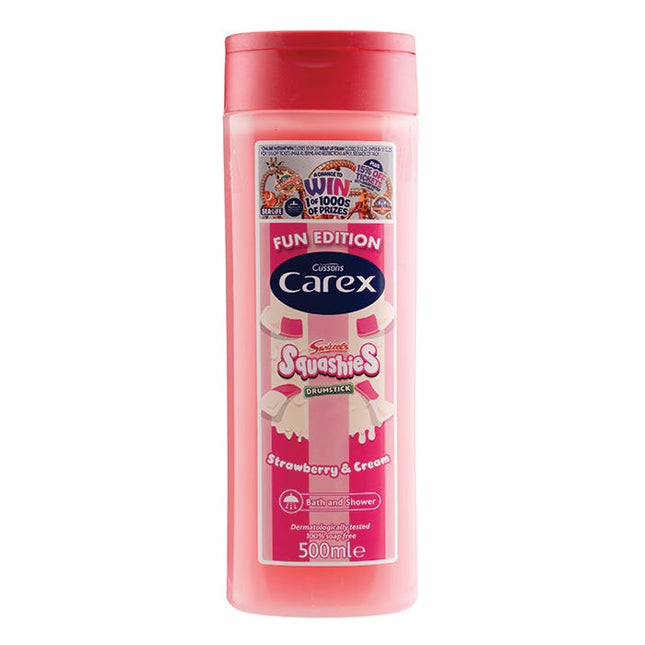 carex squashies bath and shower 500ml