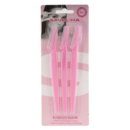 savolina eyebrow razors pack of 3