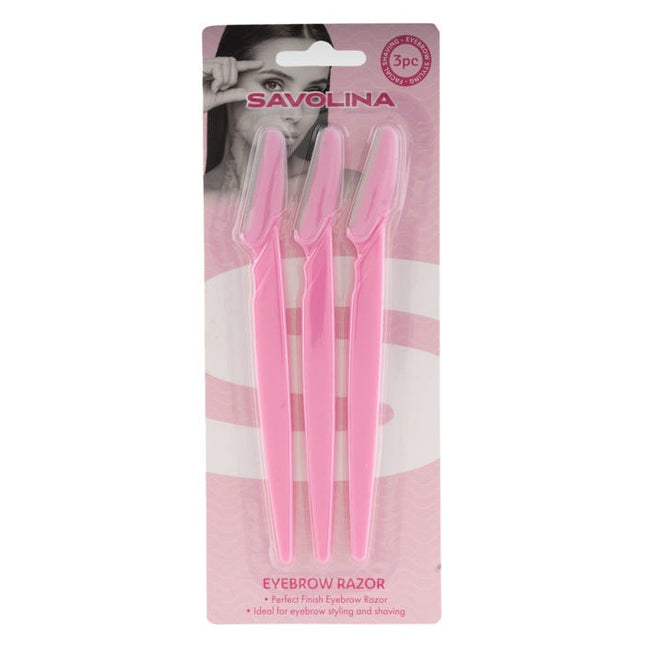 savolina eyebrow razors pack of 3