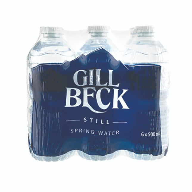 gill beck still spring water pack of 6 x 500ml