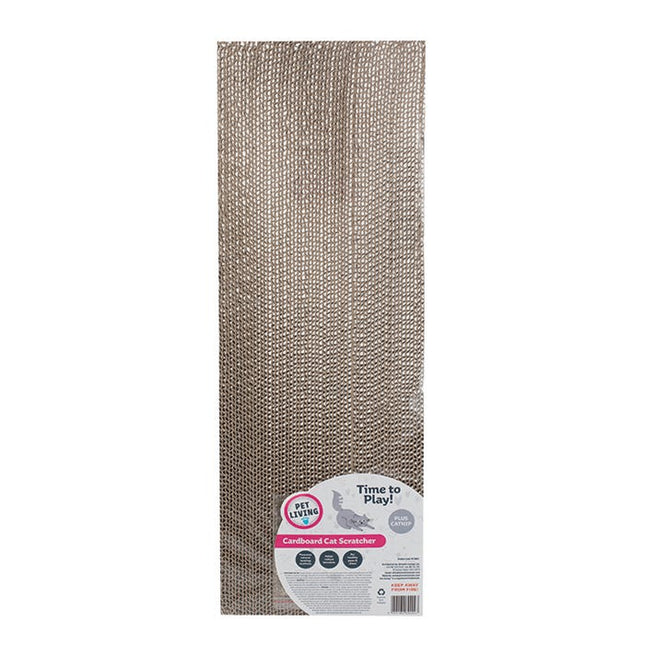 cardboard cat scratcher with catnip