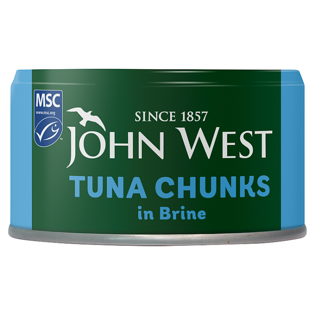 john west tuna chunks in brine 125g
