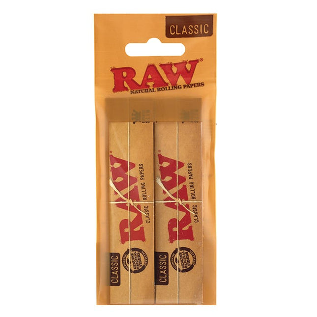 raw classic rolling papers pack of 2
