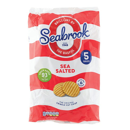 seabrook crispy fries ready salted pack of 5 x 15g