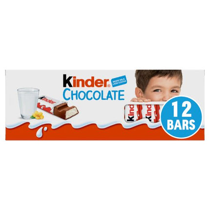 Kinder Chocolate Small Bars Multipack 12 x 12.5g (150g)
