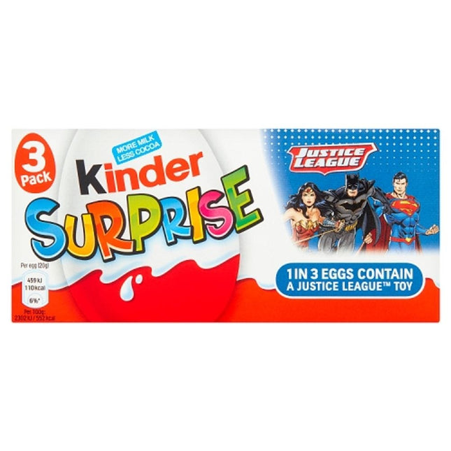 kinder surprise eggs 3x 20 60g