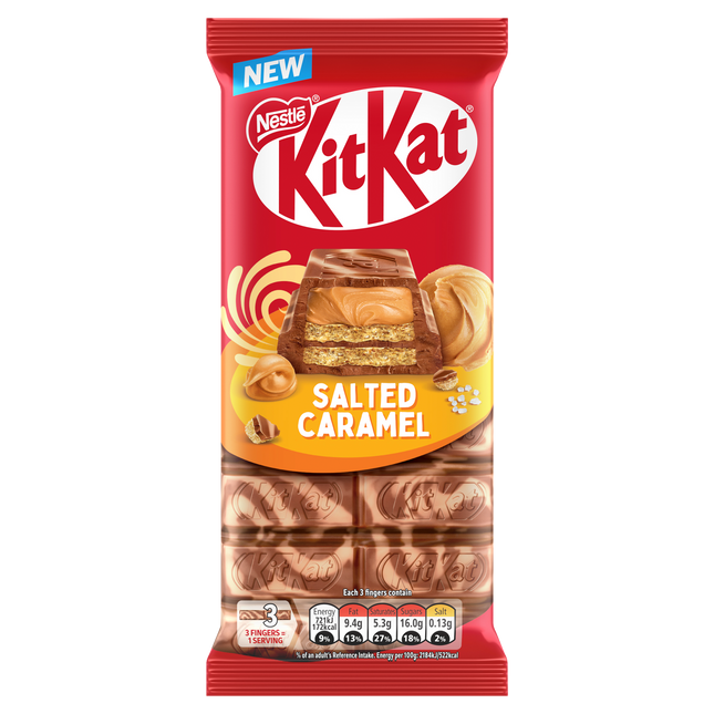 KitKat Salted Caramel Chocolate Sharing Bar 99g
