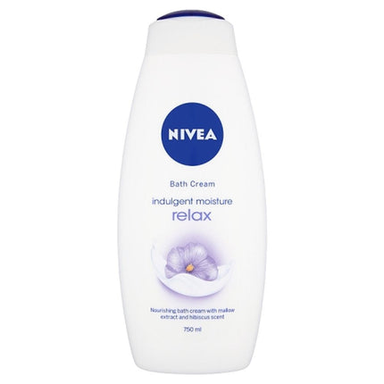 nivear bath cream indulgent moisture care relax
