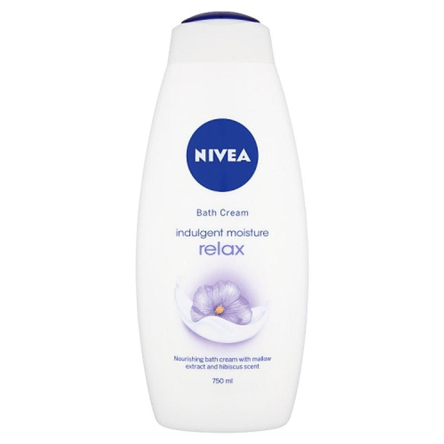 nivear bath cream indulgent moisture care relax