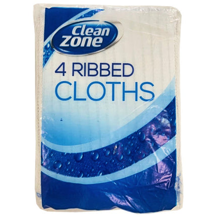 cleanzone ribbed dishcloths pack of 4