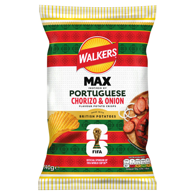 Walkers Portuguese Chorizo and Onion