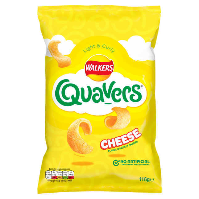 Walkers Quavers Cheese 116g