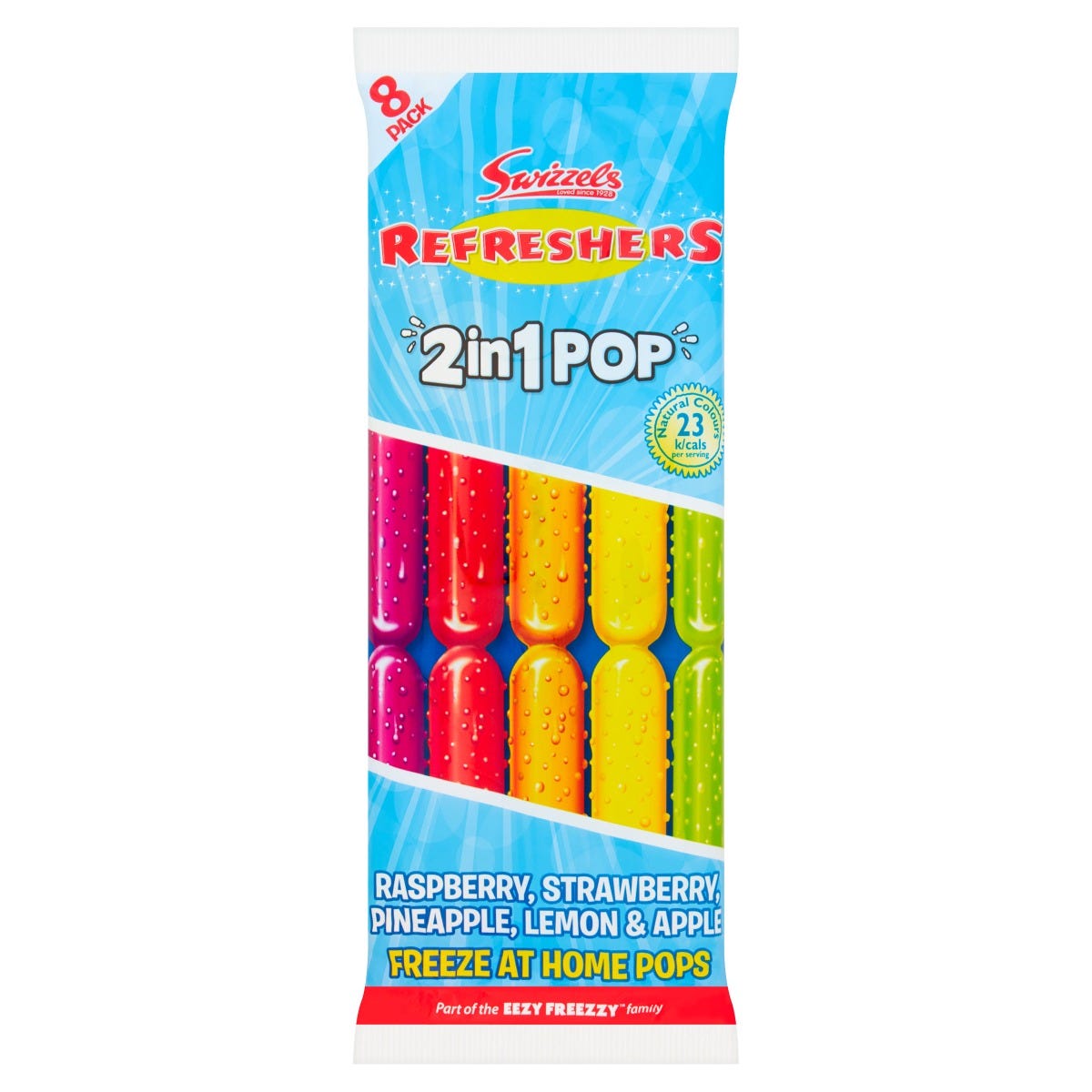 Swizzels Refresher 2 in 1 Pop 8 Pack