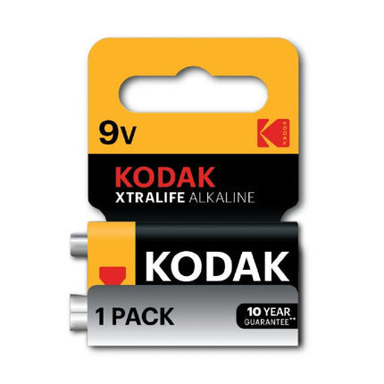 kodak xtralife alkaline 9v pack of 1