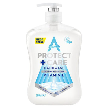 Astonish Protect + Care Anti Bacterial Handwash Vitamin E 600ml