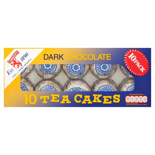 Tunnock's Dark Chocolate Tea Cakes 10 x 24g