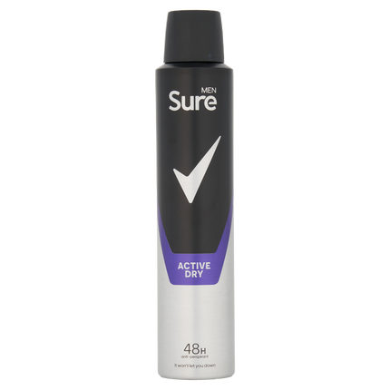 Sure Men Deodrant Active Dry 200ml