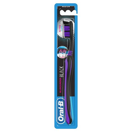 Oral B Allrounder Black Manual Toothbrush 