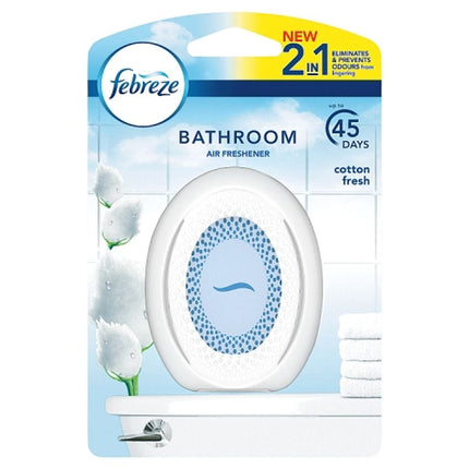 bathroom continuous air freshener odour elimination prevention cotton fresh