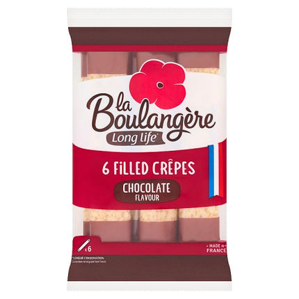 La BoulangerÃƒ¨ 6 Filled CrÃƒªpes Chocolate Flavour 192g