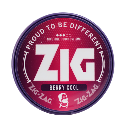 Zig Nicotine Pouches - Berry Cool 12MG