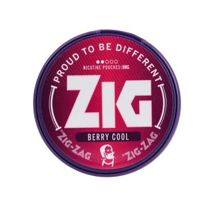 Zig Nicotine Pouches - Berry Cool 8MG