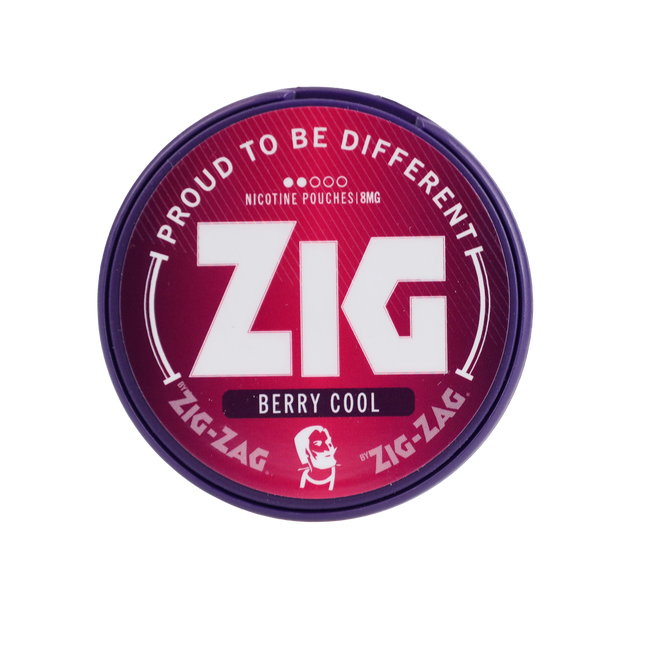 Zig Nicotine Pouches - Berry Cool 8MG