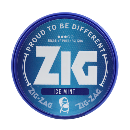 Zig Nicotine Pouches - Ice Mint 12MG