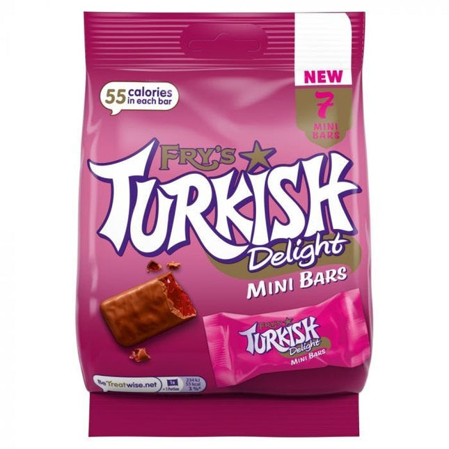 fry s turkish delight mini bars sharing pack 105g