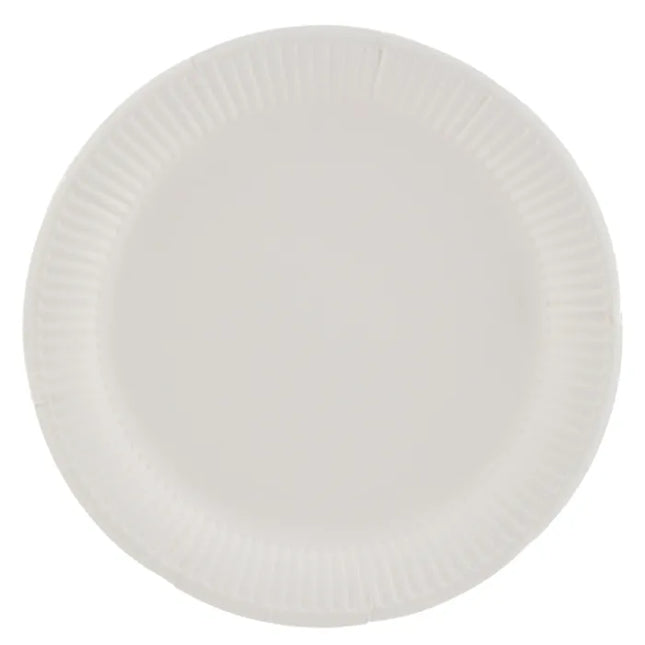 White Paper Plates 30 Pack