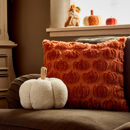 Fluffy Pumpkin Cushion