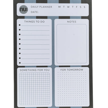 A4 NU: Striped Daily Planner
