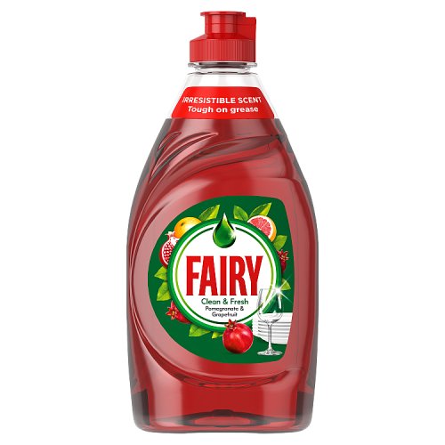 Fairy Clean & Fresh Washing Up Liquid Pomegranate & Grapefruit 320ML