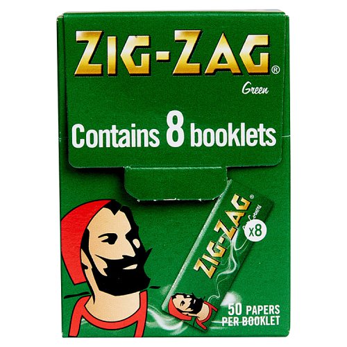 Zig Zag Papers Green 8 Pack