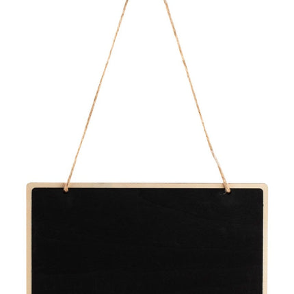 slate sign with chalk