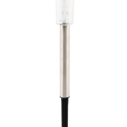 solar stick light in silver