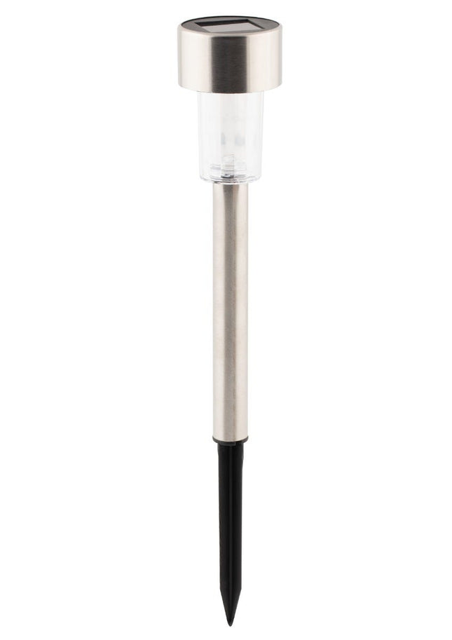 solar stick light in silver