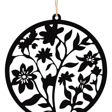 metal garden wreath