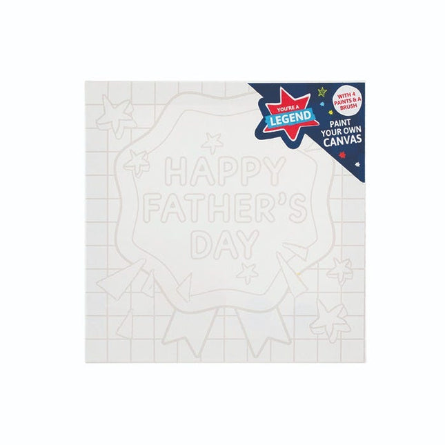 paint your own canvas kit for dad father s day activity gift