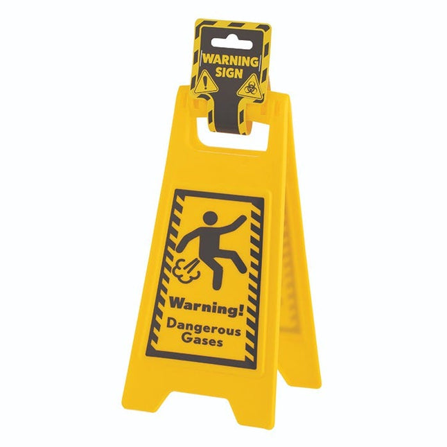 dangerous gases warning sign for dad