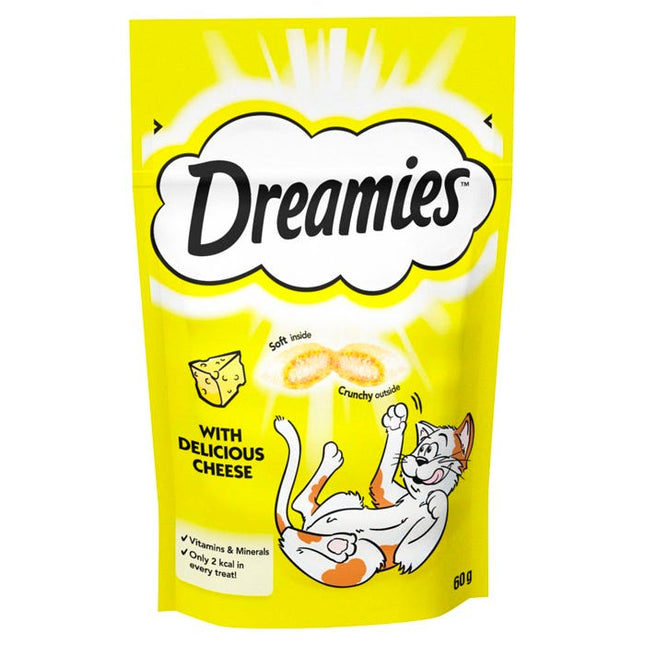 dreamies cat treats cheese 60g