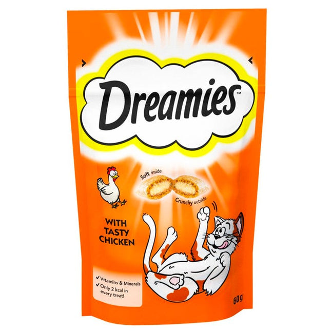 dreamies cat treats chicken 60g