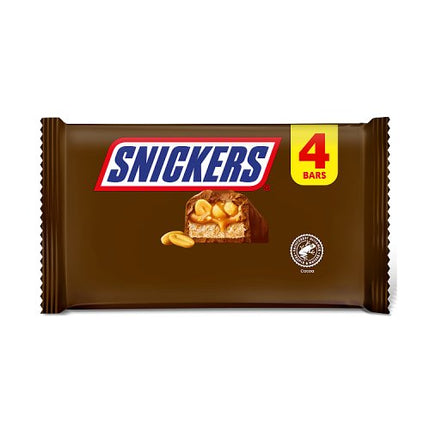Snickers Peanut Multipack Chocolate Bars 4 x 40g