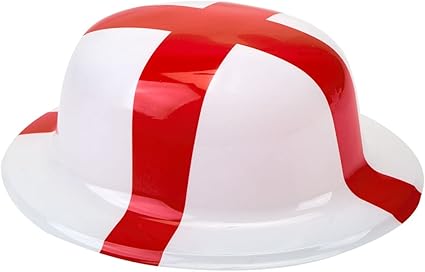 Plastic England Bowler Hat
